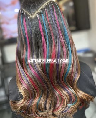 Fantasy Hair Color Hair Extensions