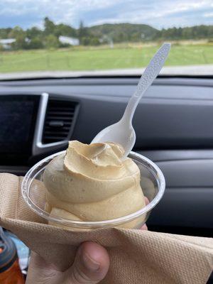 Pumpkin soft serve