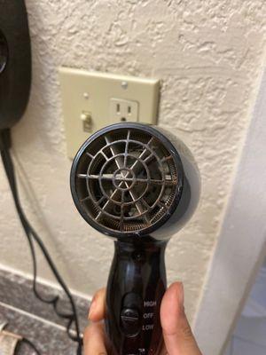 Rusted broken blow dryer