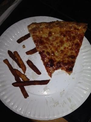 burnt fries frozen pizza