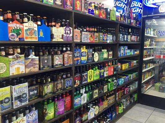 Amazing beer selection. Plus there's also a walk-in cooler with even more varieties!