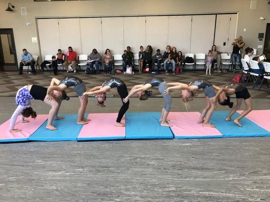 Acro class having some fun