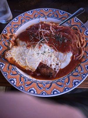 Chicken parmigiana