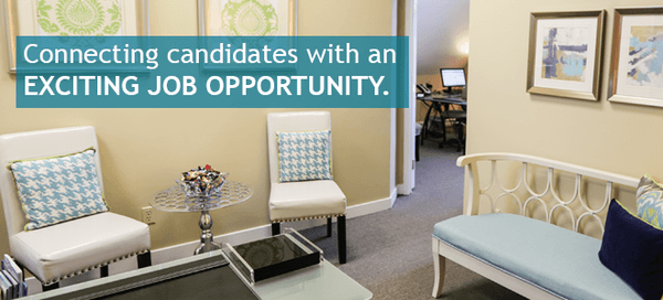 Connecting candidates with an exciting job opportunity.