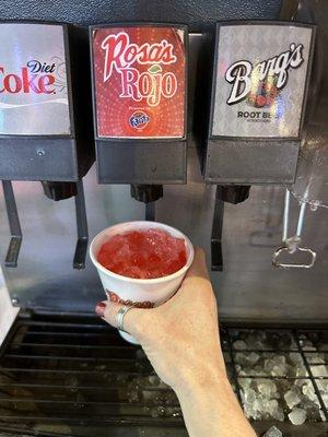 Rosa's Rojo Fanta... it was gross to me, but maybe you'll like it. Lol (1/8/2023)