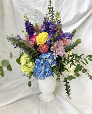 Large floral arrangement