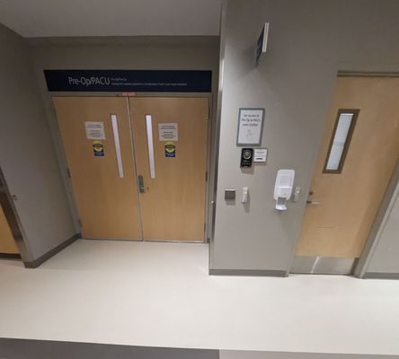 Pre-op/PACU Doorway