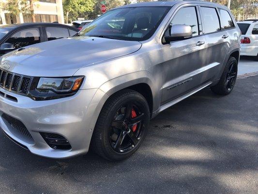 Blacked out wheels