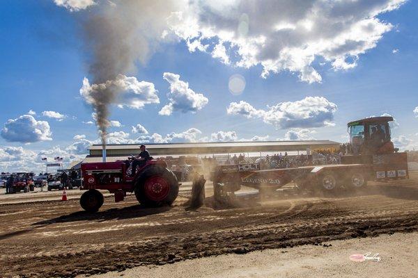 Vintage Tractor Pull at the 2022 California Antique Equipment Show™