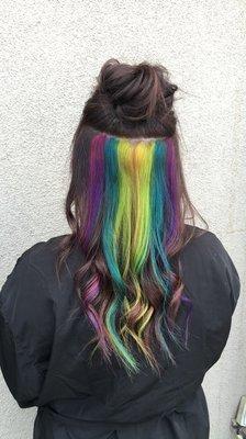 Hidden Rainbow Hair ‍