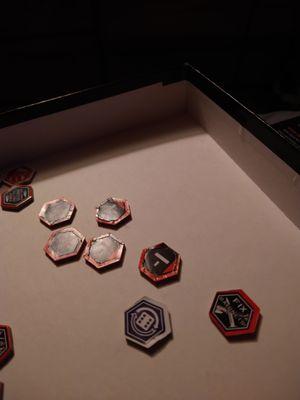 Damaged tokens. If I sold these to you would you be upset?