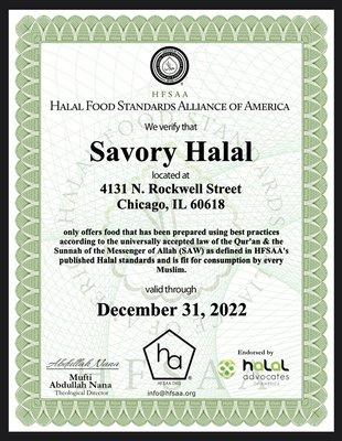 Halal Certificaiton