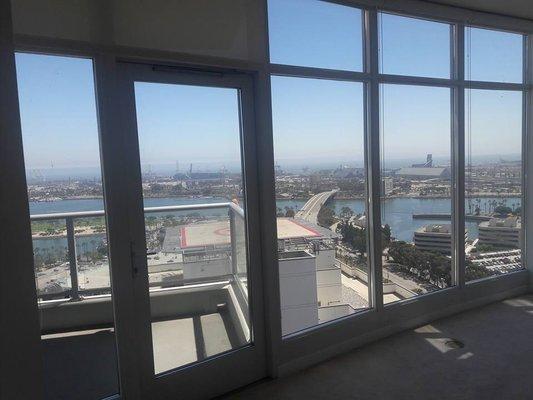 400 W. Ocean Blvd Master Bedroom view closed 6/23/2017