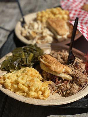 Pulled pork platter