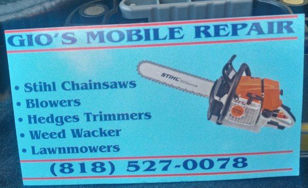 Gio's mobile repair STIHL