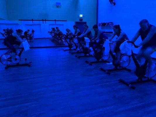 Cool Blue Spin class