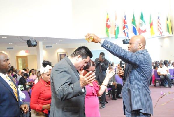 Our father anointing us as Pastors of ROL Latino