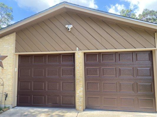 Garage doors 8x7 brown