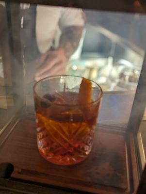 Old fashioned cocktail