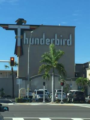 The front of the Thunderbird Hotel. An icon and great memory from my childhood.