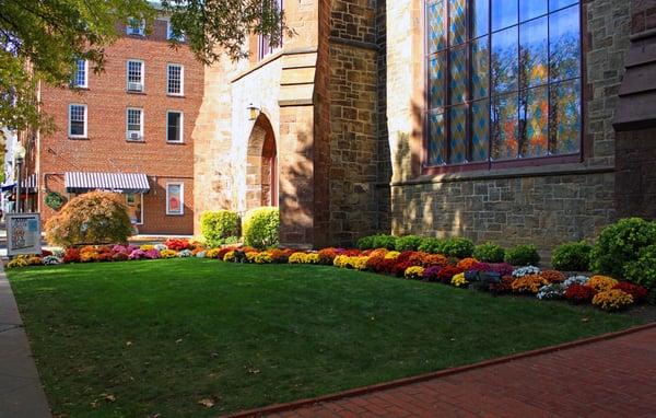 A nice summer day in Princeton NJ.  Nassau Christian Center