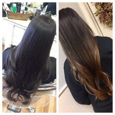 Caramel balayage by Janine