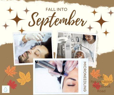 Embrace the Fall Glow: Microneedling benefits Skin and Hair