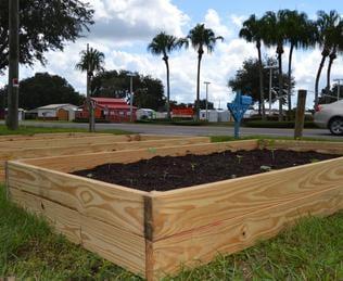 Hand crafted organic raised garden beds. 

https://www.e1t1organics.com/gardening.html