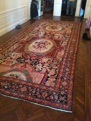 Antique Karabagh long rug