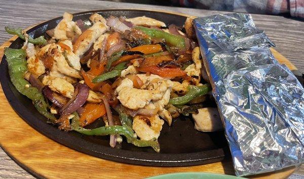 Chicken Fajitas (lunch menu)