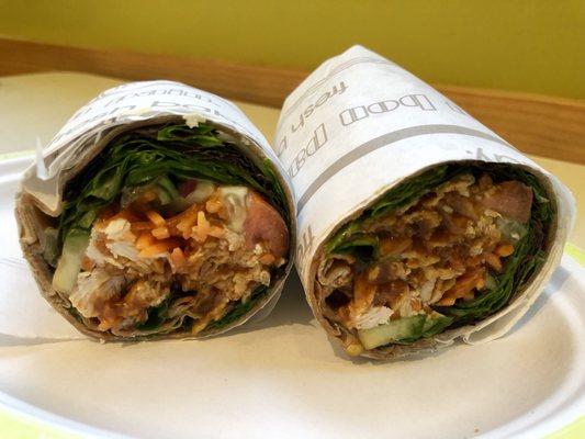 Thai Chicken Peanut Wrap