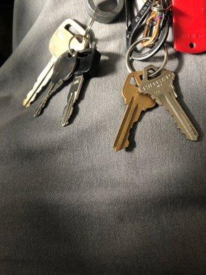 A small selection of my many keys