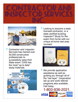 Contractor And Inspector Services Inc