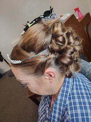 Bridal hair