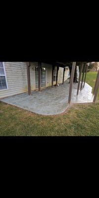 Stamped Concrete Patio