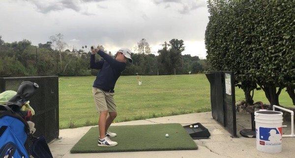 11-year old junior golfer taking a lesson with Joe Cano