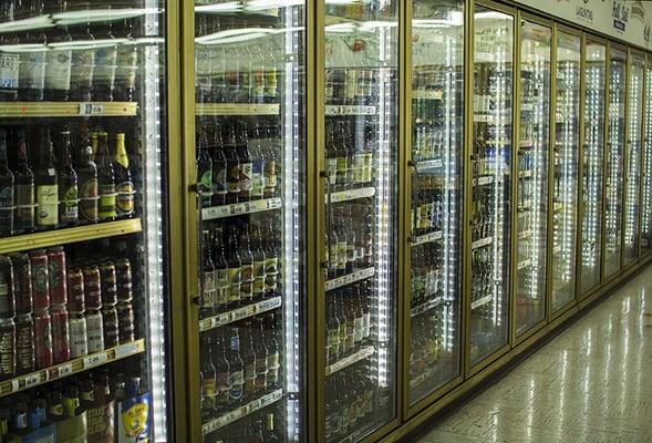 Over 380 varieties of beer and cider for sale. Don't see your favorite? Let us know!