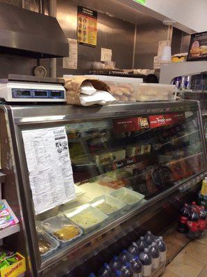 Deli serve hot / cold sandwiches and salad