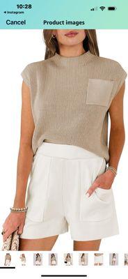 Lovely light brown or beige top