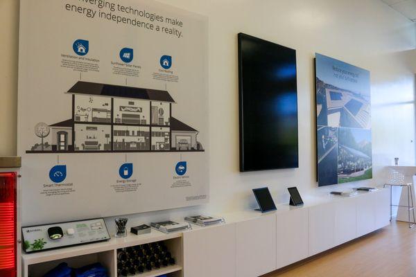 Inside our SunPower Solar Design Center in Calabasas, CA. Located right off the 101 freeway in "The Summit" plaza.