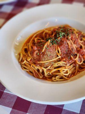 spaghetti meat ball