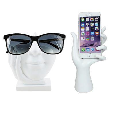 Jewelrynanny Face Eyeglass holder and Cellphone hand holder