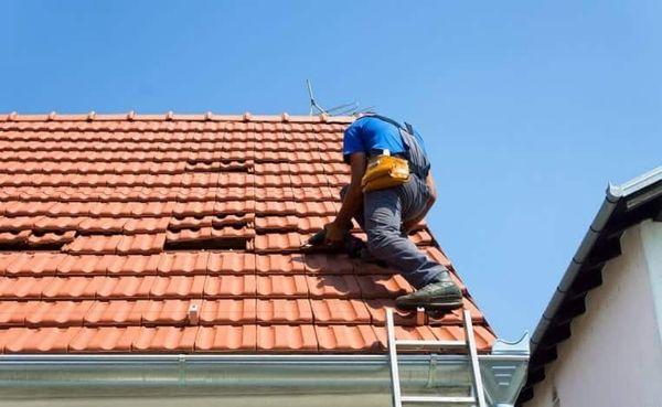 Clay title roof repair