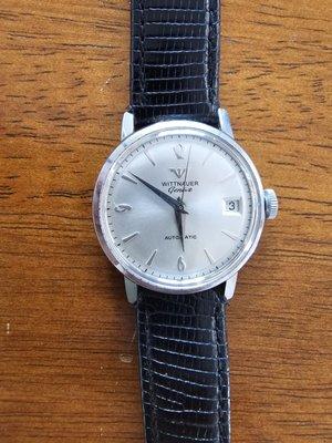 A restored vintage Wittnauer watch.