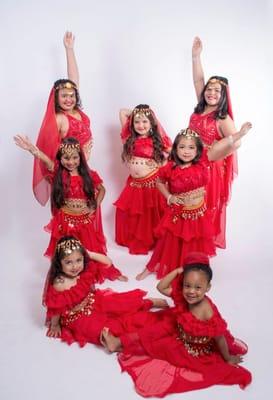 Princess Belly Dance ages 4-9! Teaching girls at a young age to love themselves and be confident!