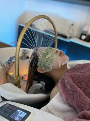 Headspa: hair wash and neck massage