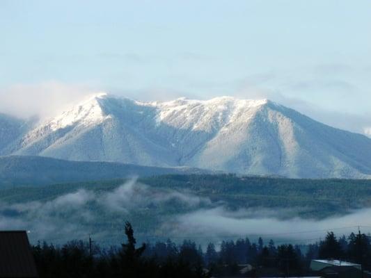 Winter mountains