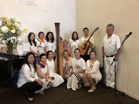 Having a harpist for a charity event or hospital visit can brighten anyone's day.