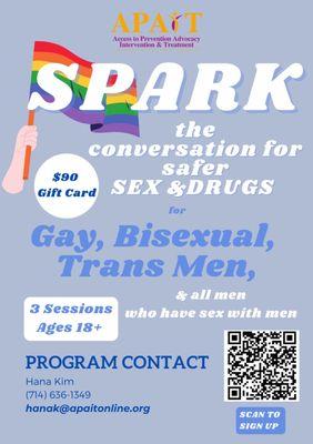 SPARK program on substance use and sexual health education