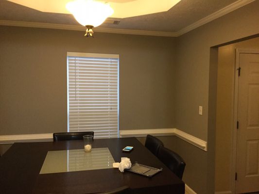 Dinner room in Grovetown ga paint by Master Painting & Renovation